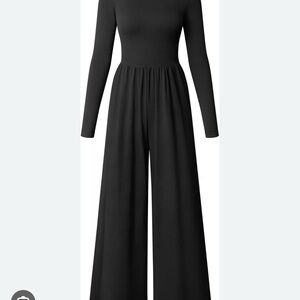 Black Long Sleeve Jumpsuit